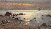 Carl Wilhelm Barth Strand ved Ogne, Jaderen oil painting on canvas